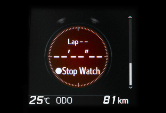 <sg-lang1>Stop Watch Display</sg-lang1><sg-lang2></sg-lang2><sg-lang3></sg-lang3>